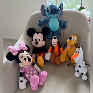 Disney Mickey Mouse Plush - Black, Red, Yellow